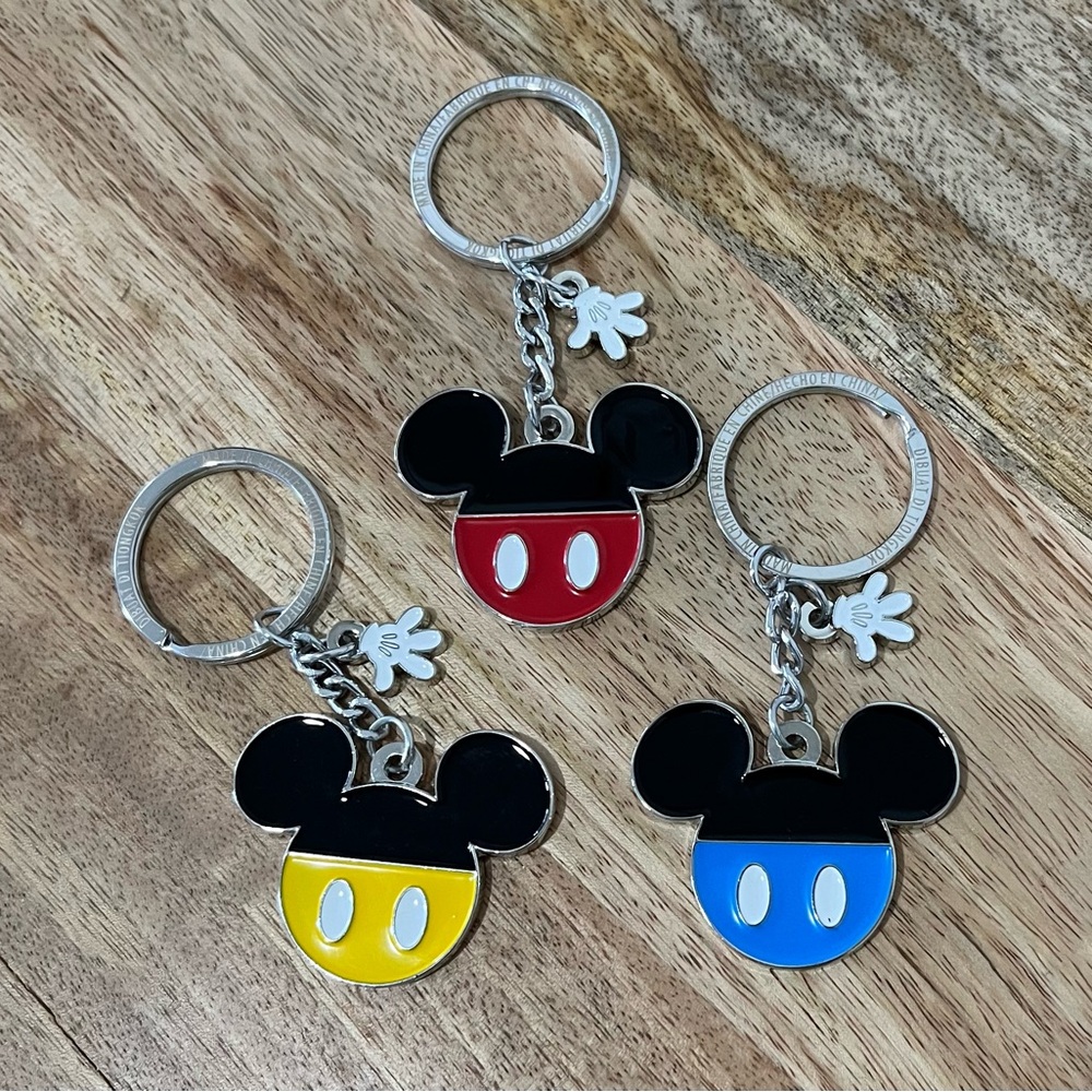 Exclusive Disneyland Mickey Mouse Keychains